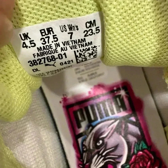 Puma RS-X Airbrush running shoes 382768-01 women’s size 7 - Picture 8 of 12